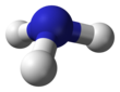 Actual structure of ammonia