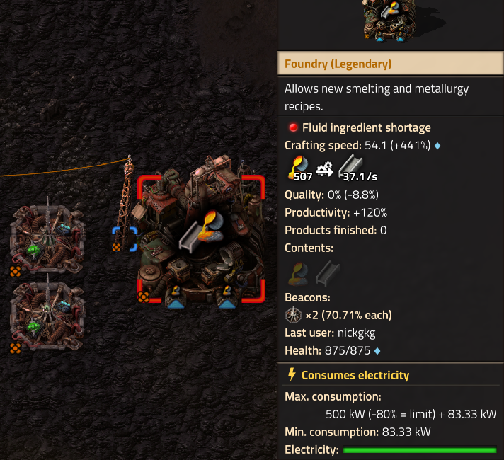 modules spread 1 per beacon