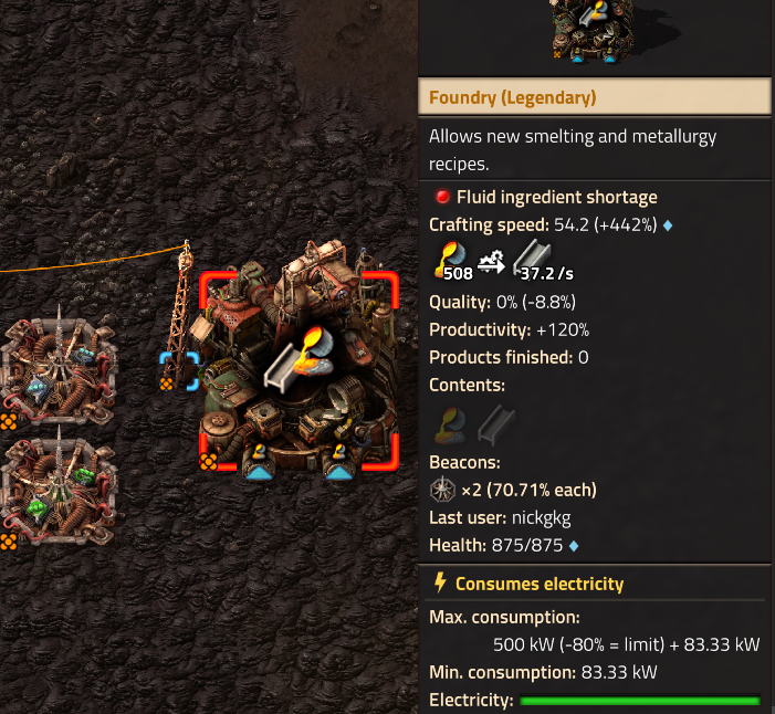 modules grouped 2 per beacon