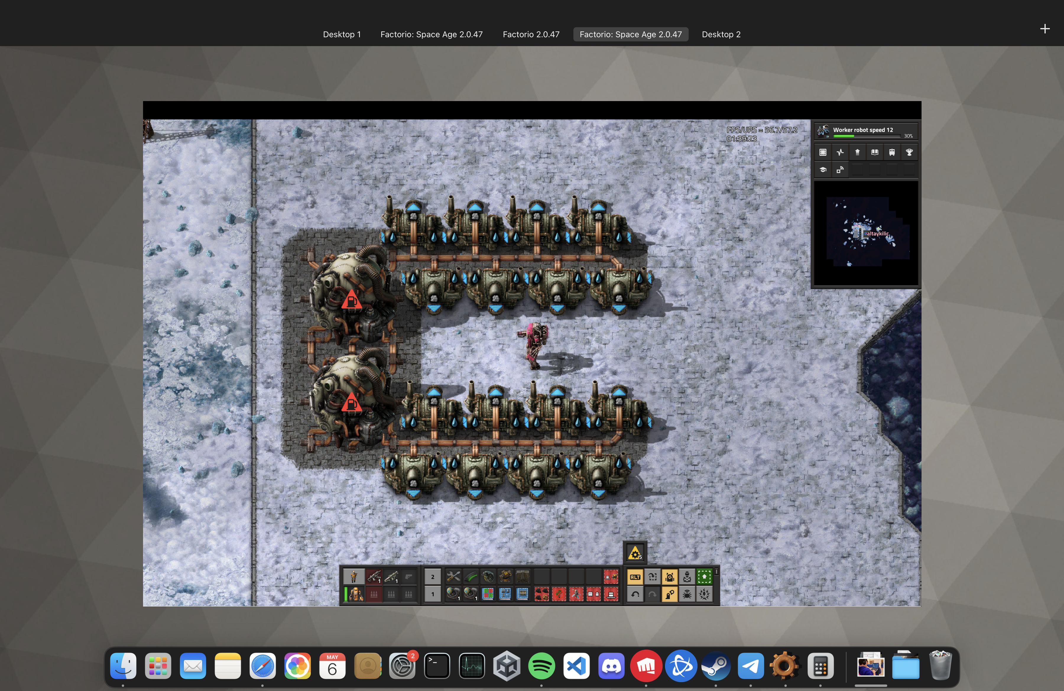 here's me working on a power plant