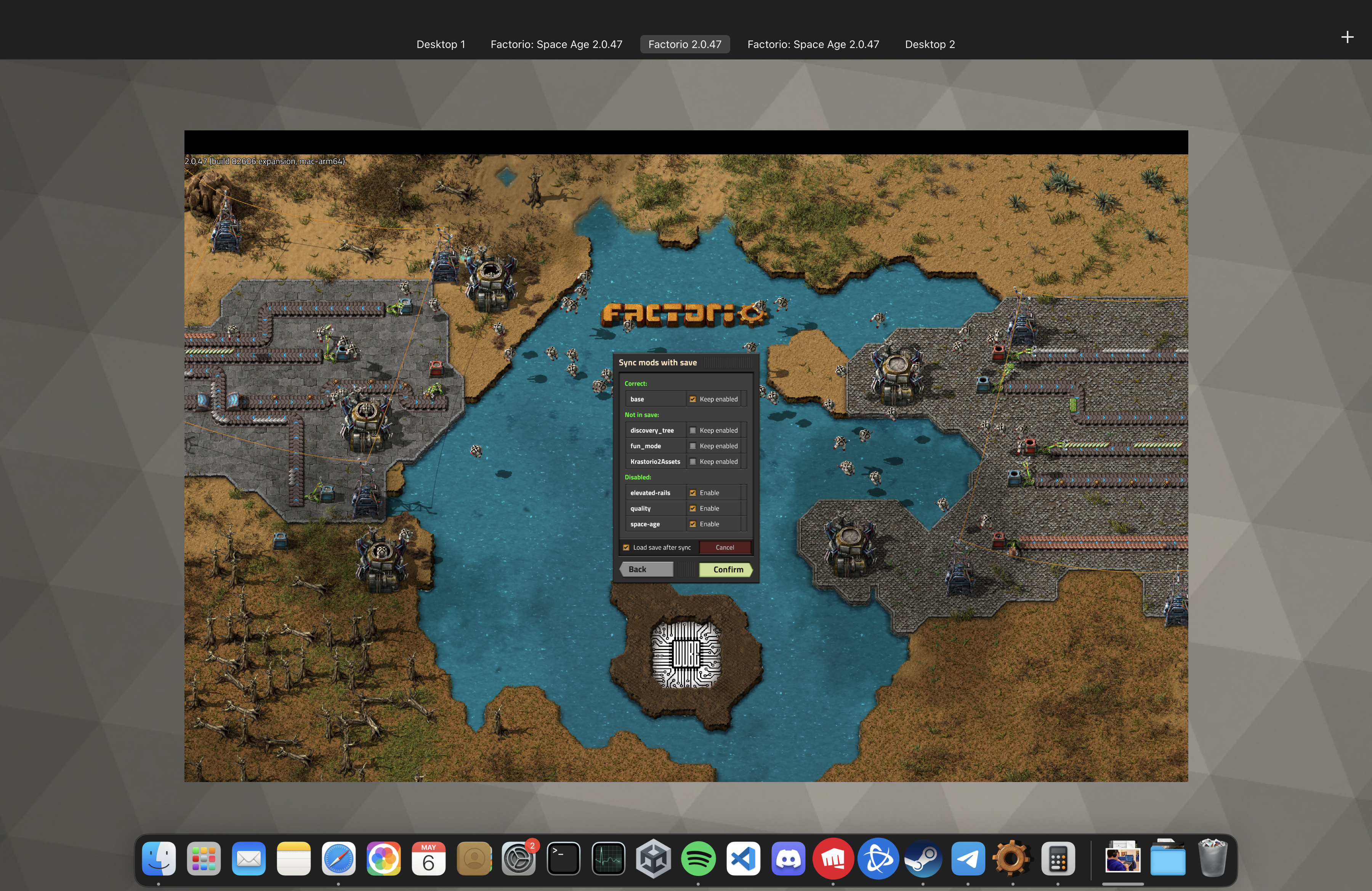 zombie stuck in mod sync menu