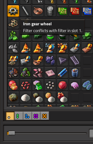 Filter remains selected