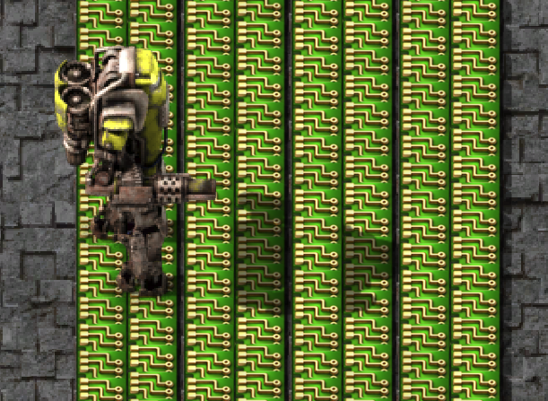 alternating shadow on items