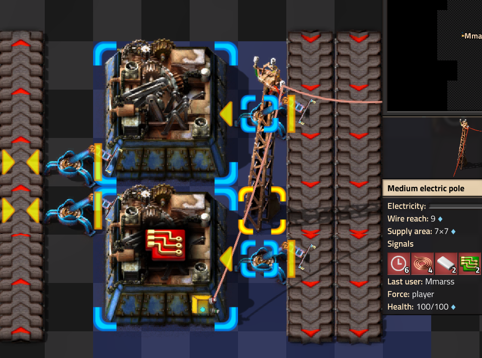 Image of circuit signals with additional 'time' signal set to 6 (seconds)