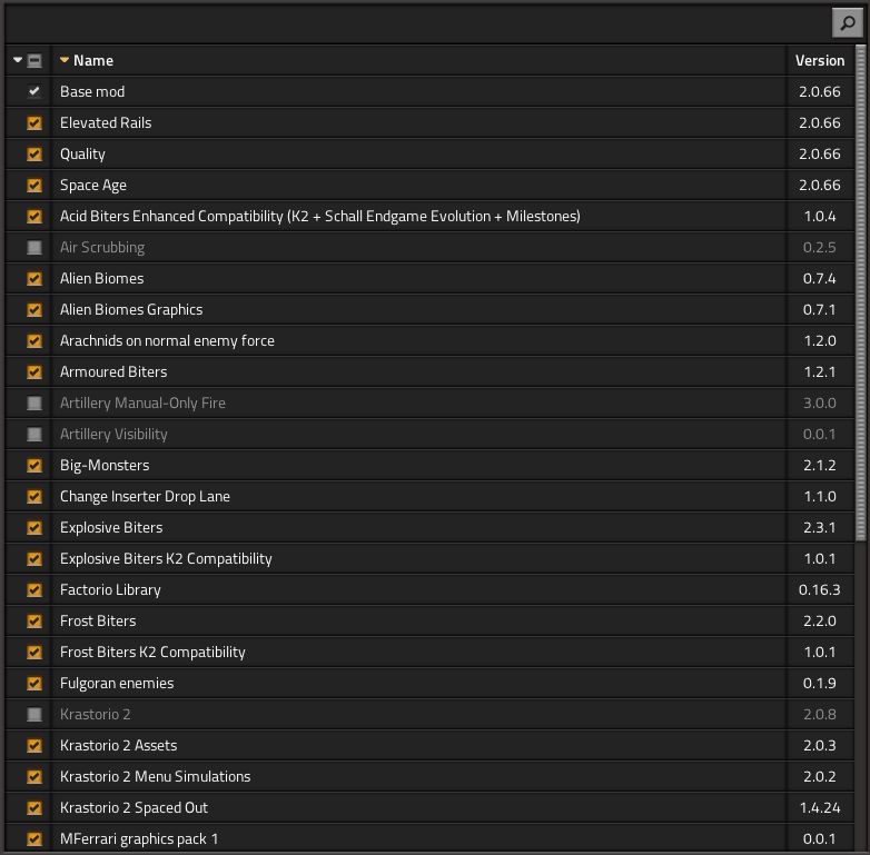 Modlist 1