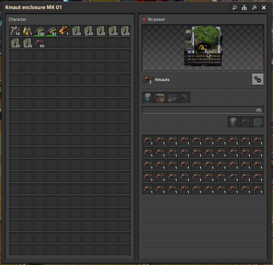 offending recipe in a machine with fewer module slots