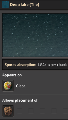Deep lake (Tile) Factoriopedia