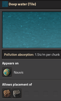 Deep water (tile) Factoriopedia