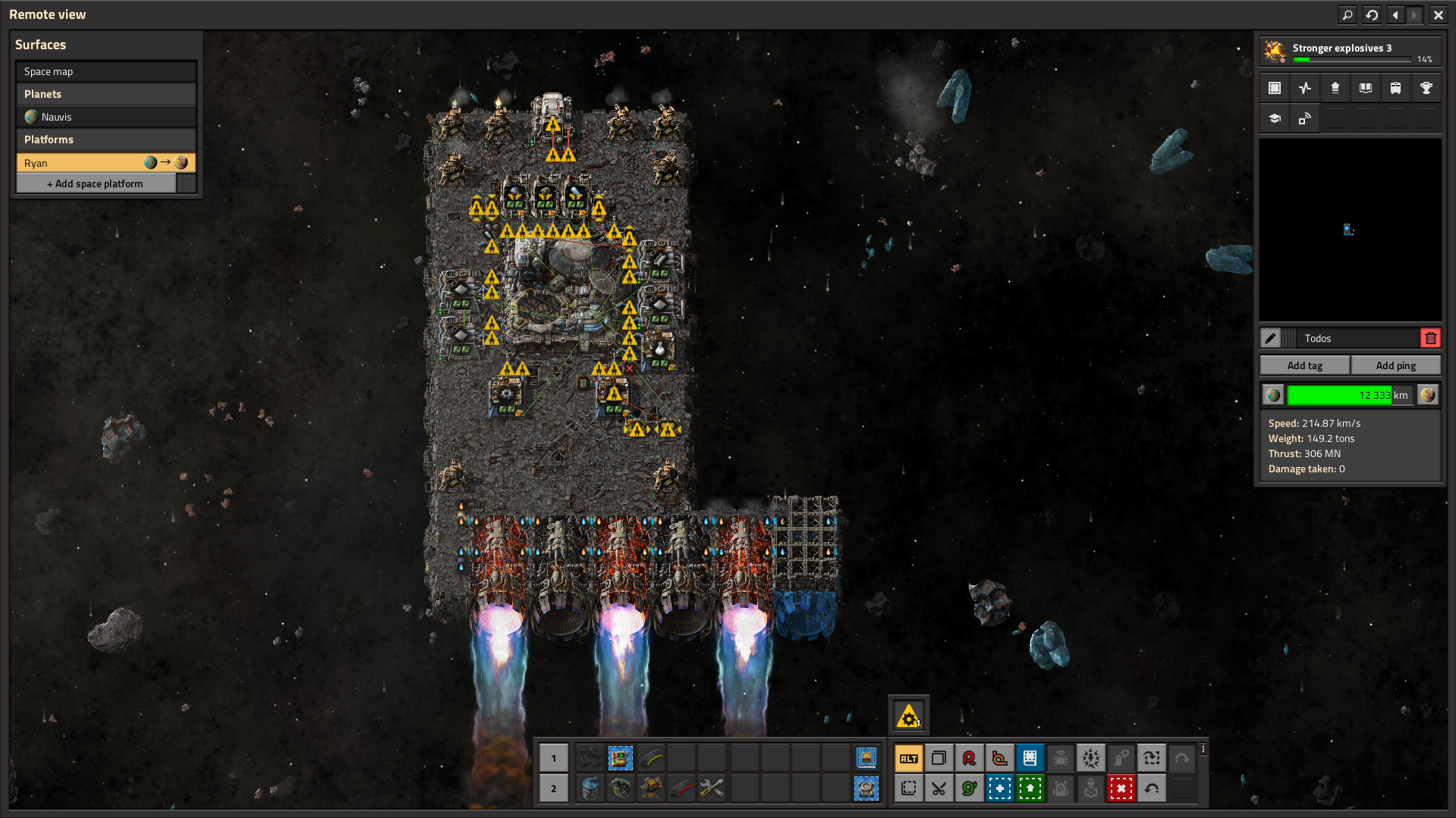 Result in remote view