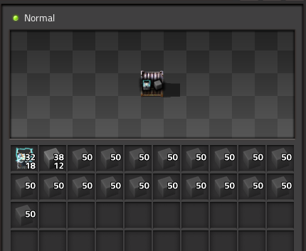 ghosted steel chest built with ghosted items requested into it