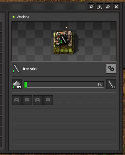 After finishing next craft