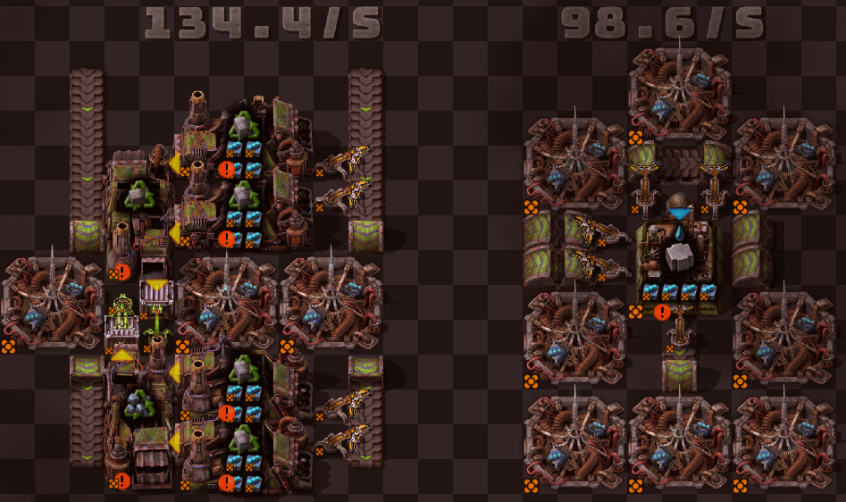 Recycle Concrete vs Refined Concrete Setup