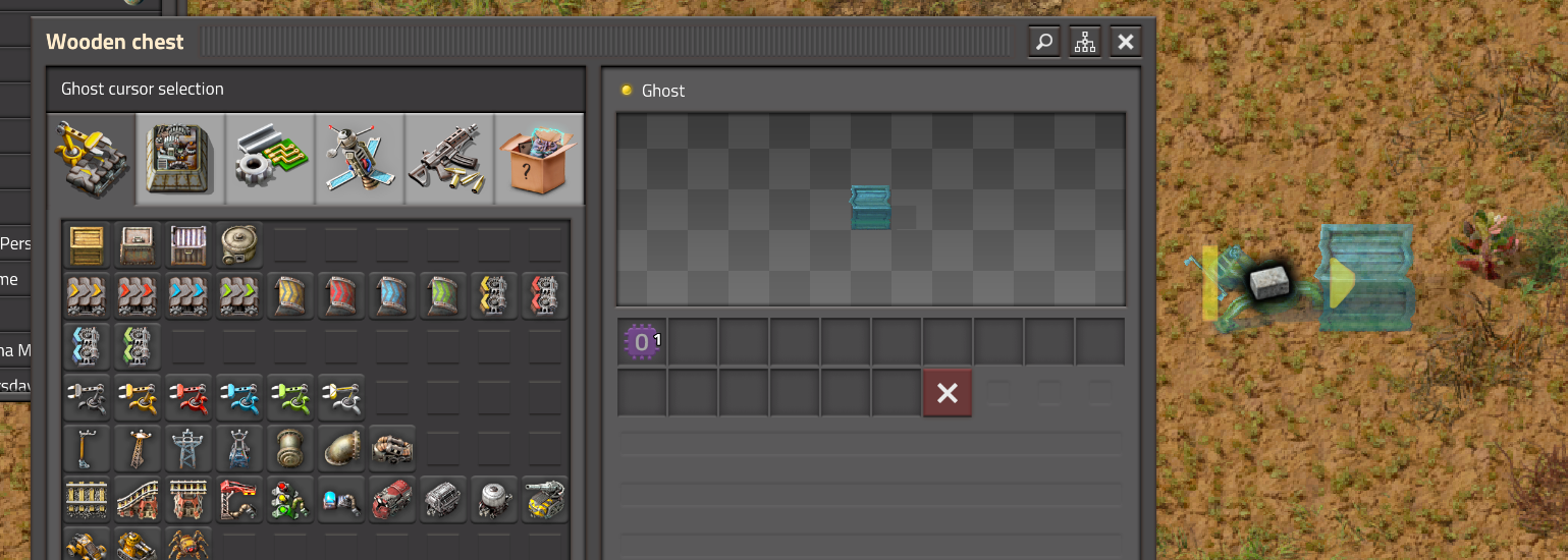 The inserter's filter is changed but not the ghost in the box