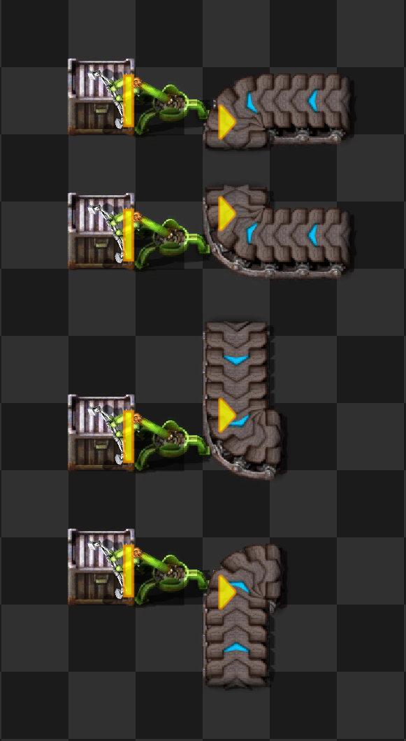 Inserters on curved belts can't be flipped.PNG