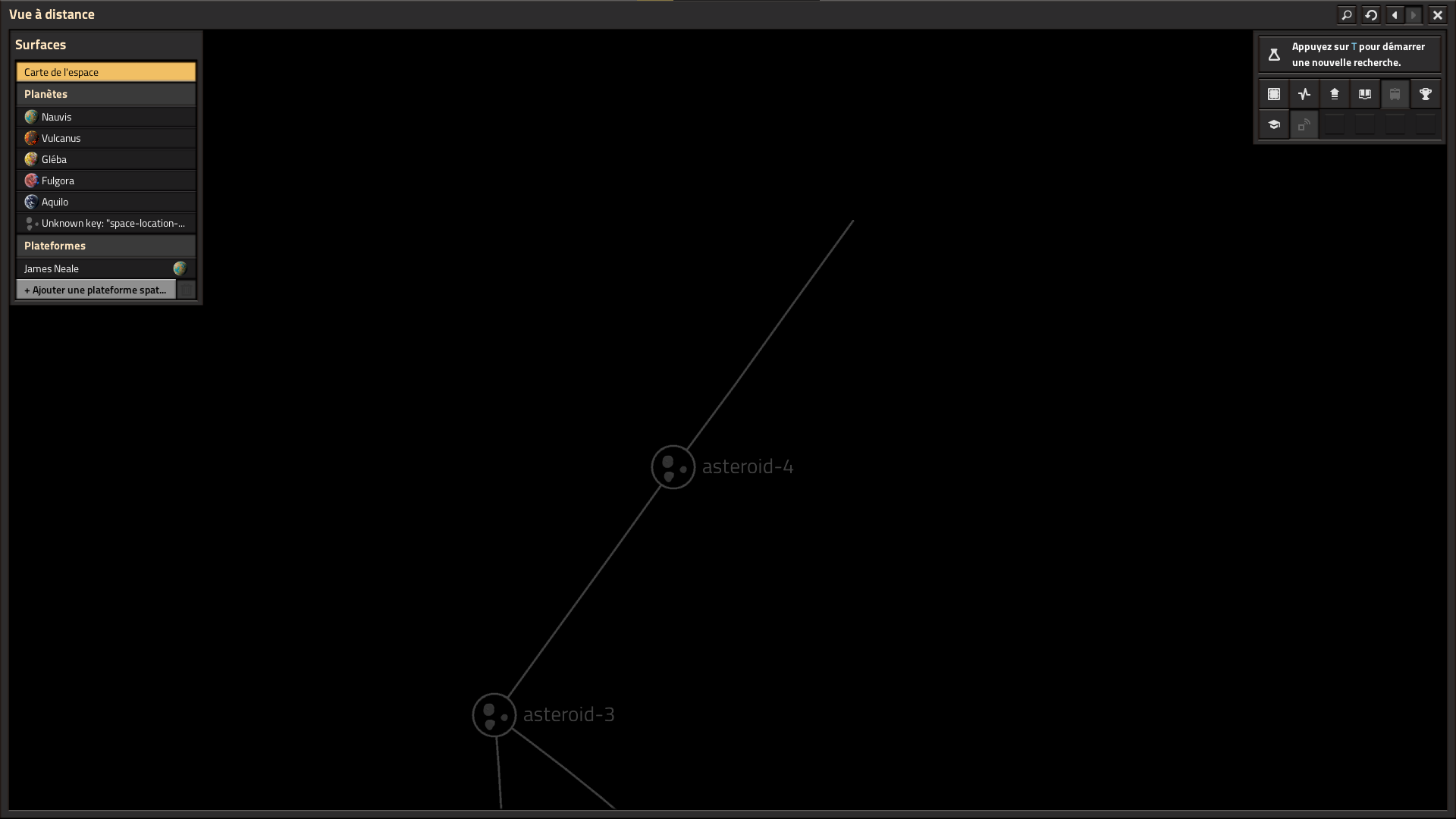 Both the space connection and the space location are declared as hidden