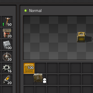 Ghost item demonstration