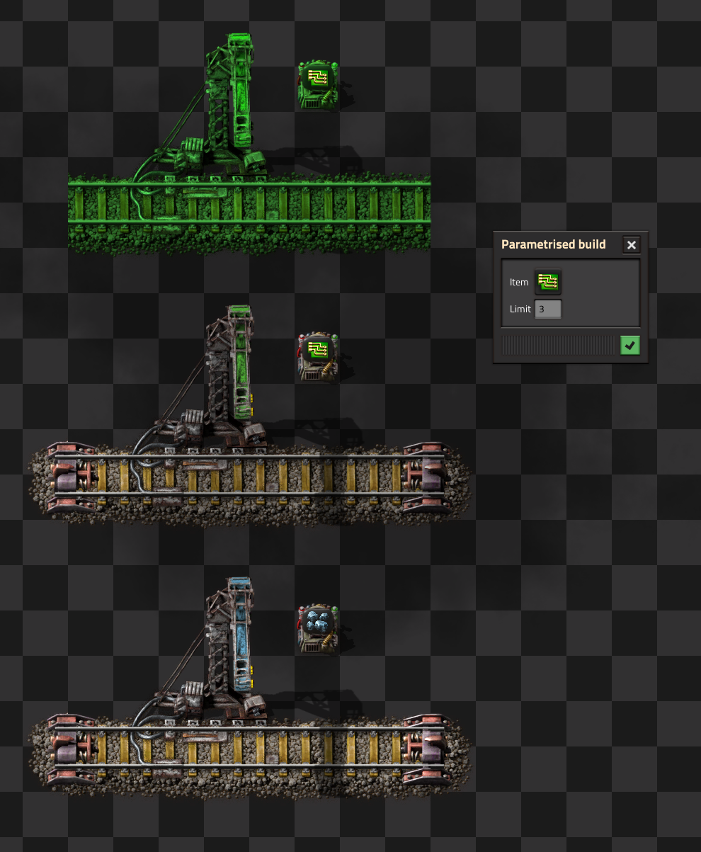 Screenshot 2, after parameters are set