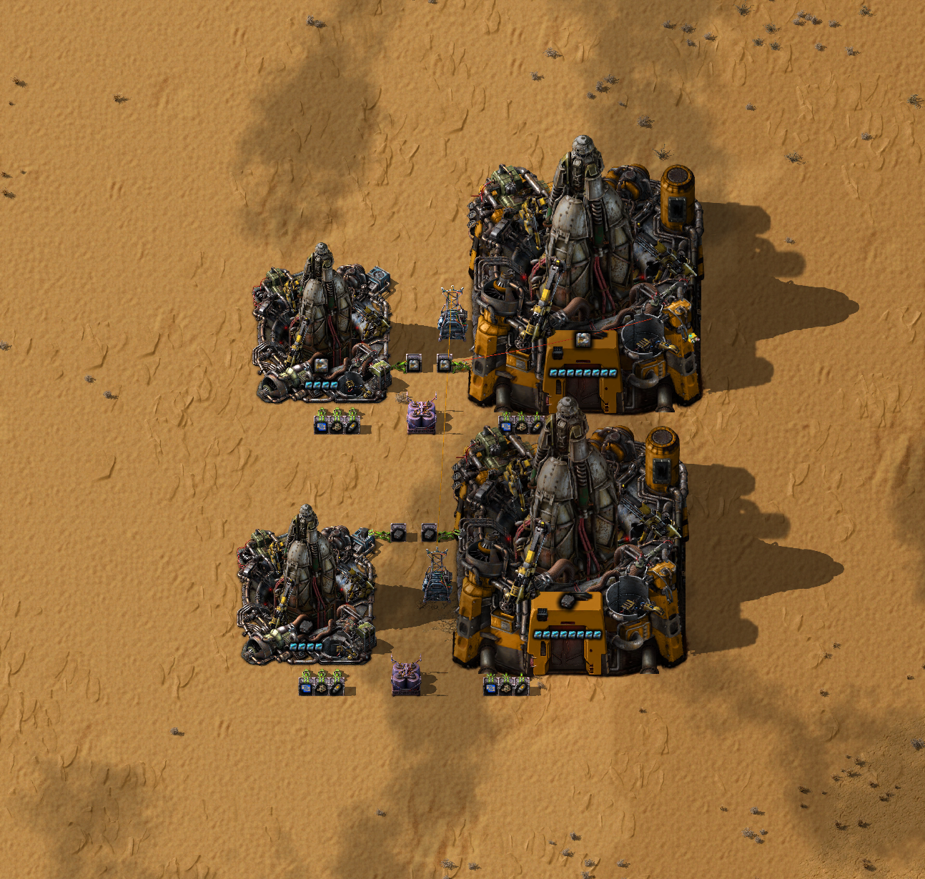 Rocket silo test site on Nauvis