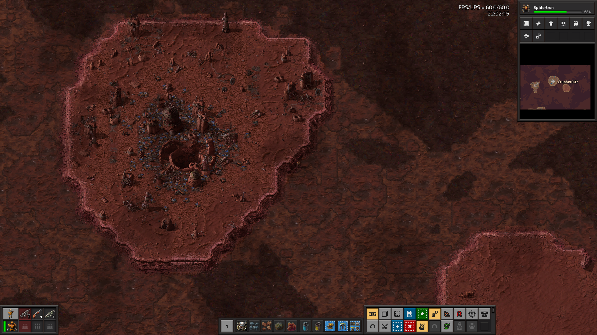 Starting Fulgora Vault Ruins surrounded by cliffs