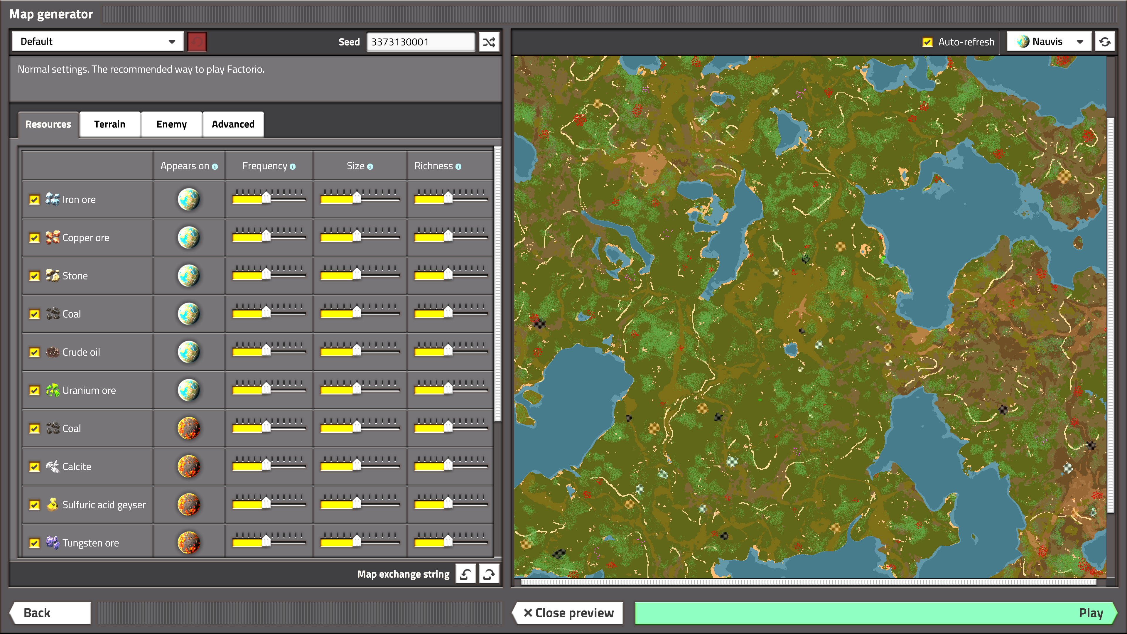 Map preview when playing at 4k