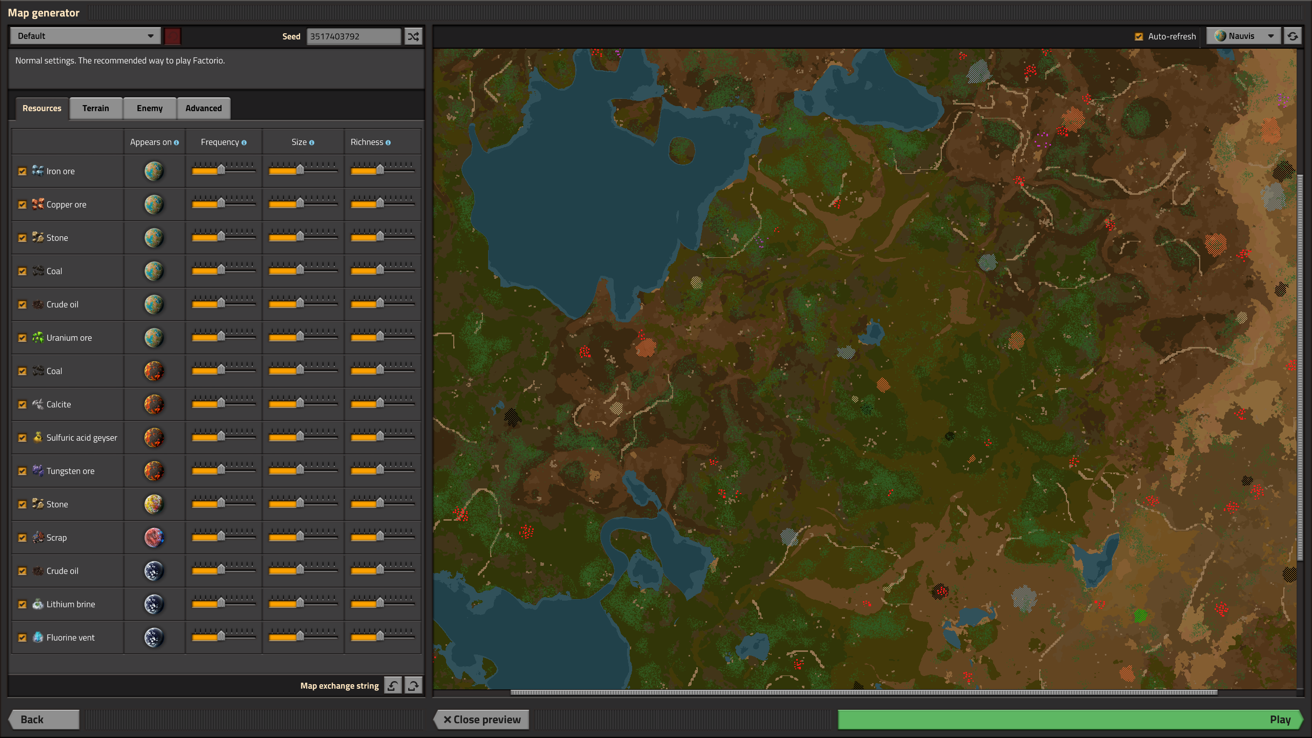 Map preview when playing at 1440p