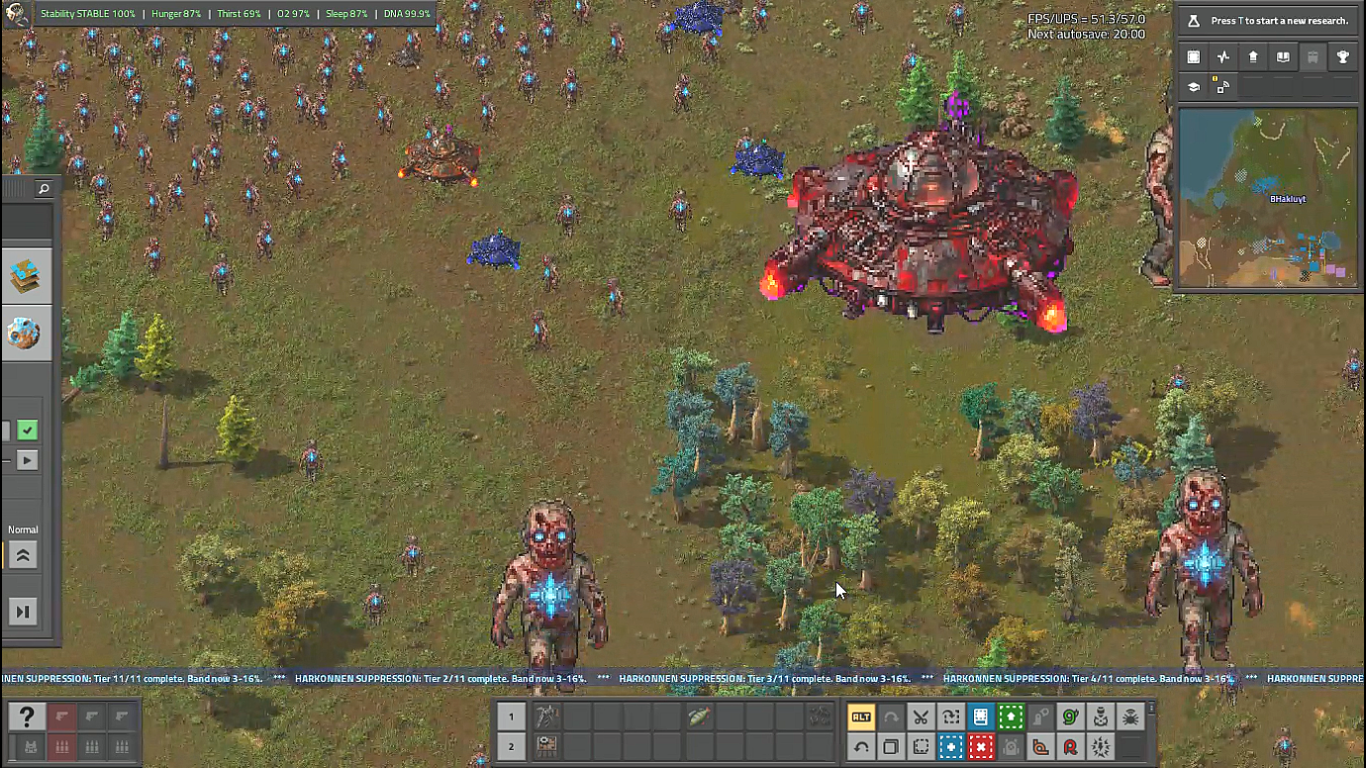 Zombie UFO horde