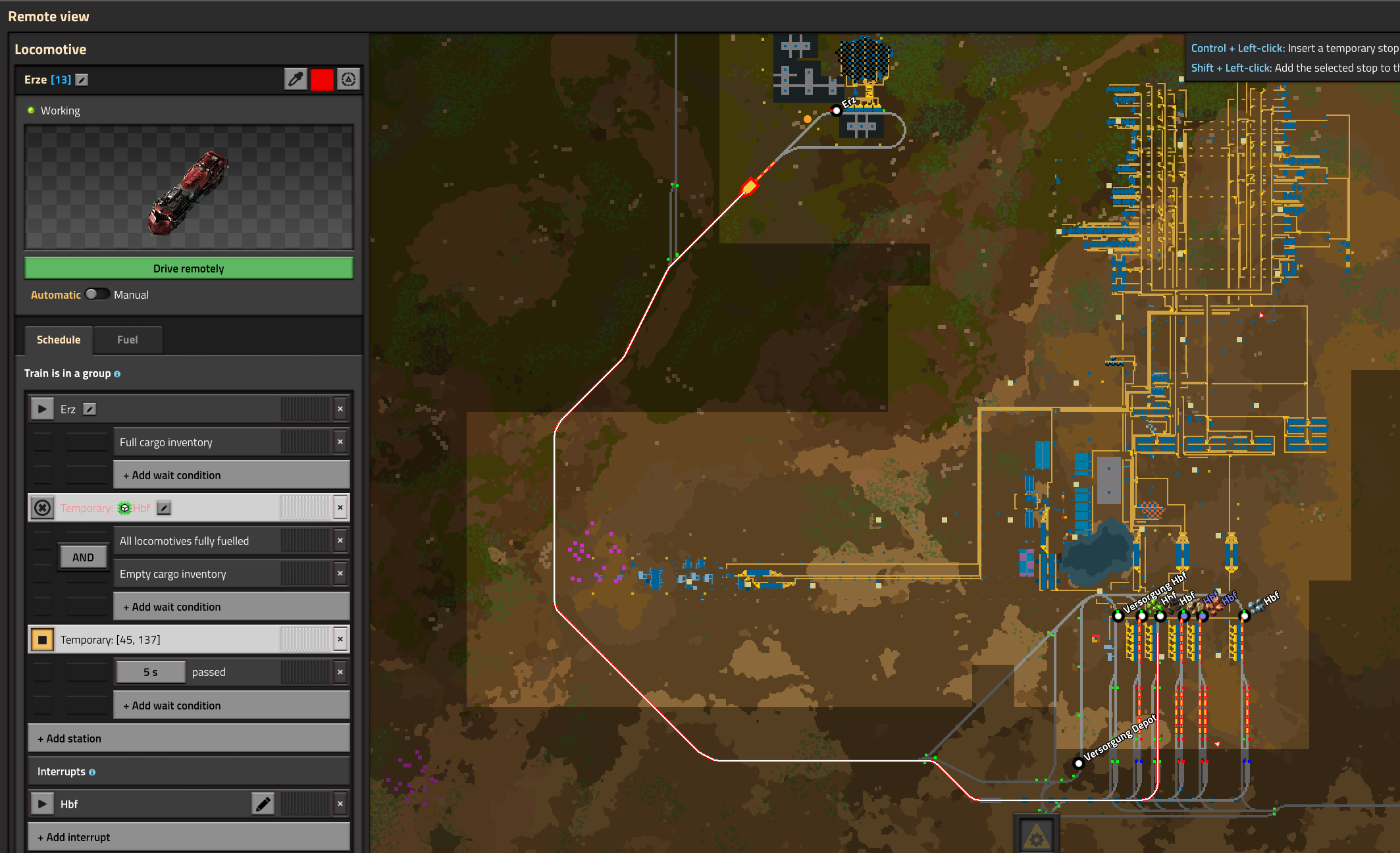 Train path