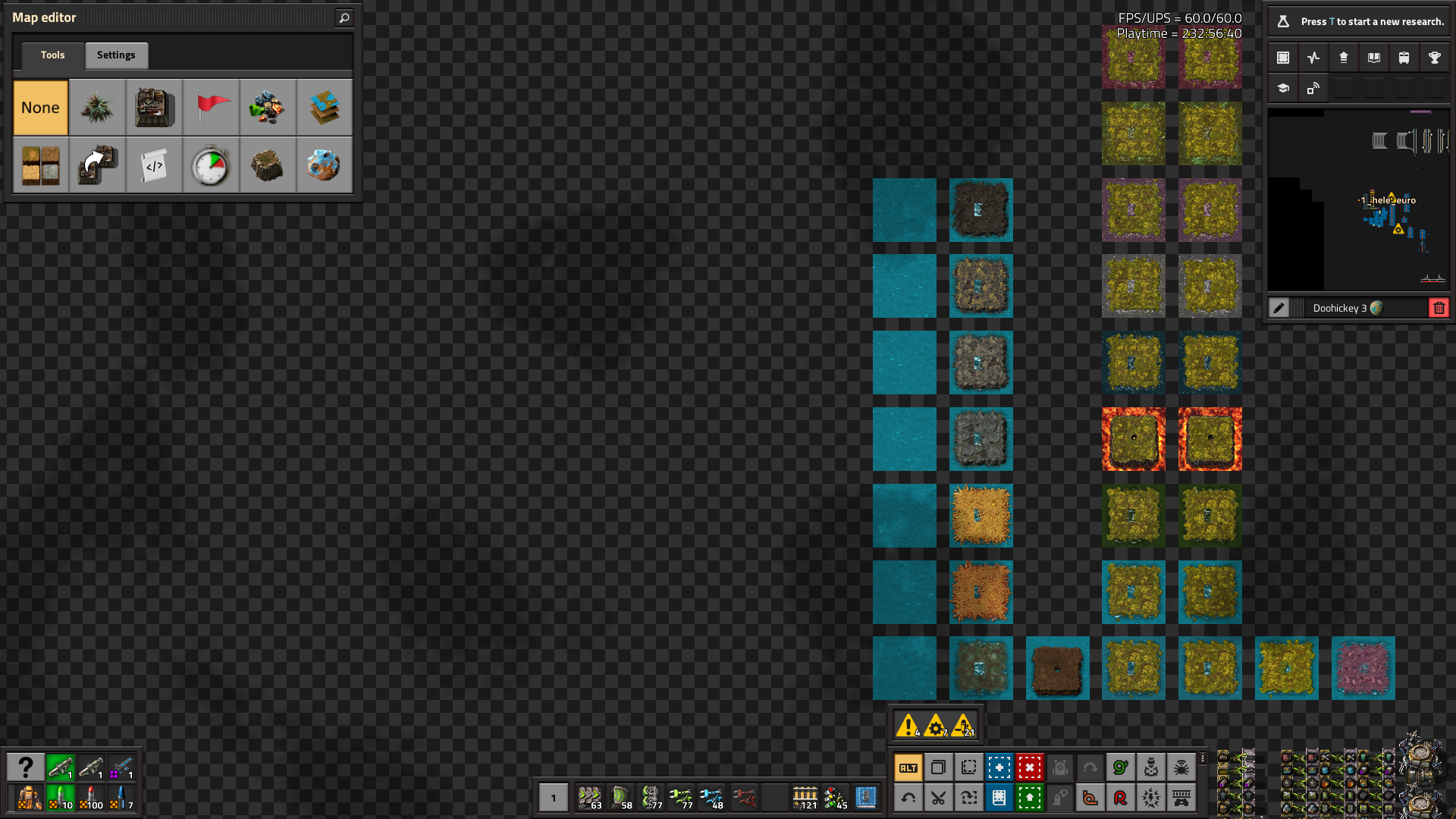 Overview of all the tiles that I could find that are suffering from this issue