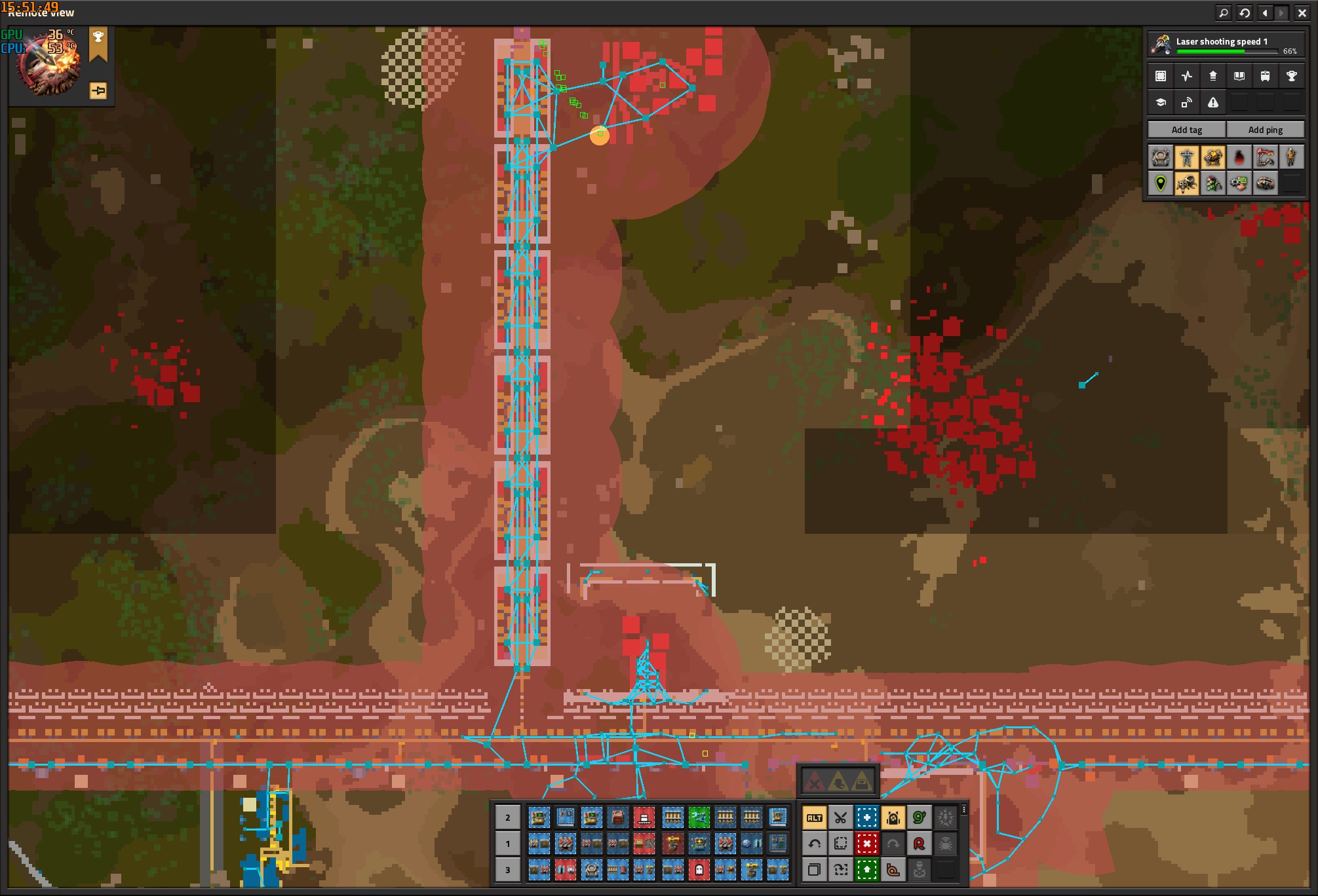 Armored belt to the newest iron ore patch.