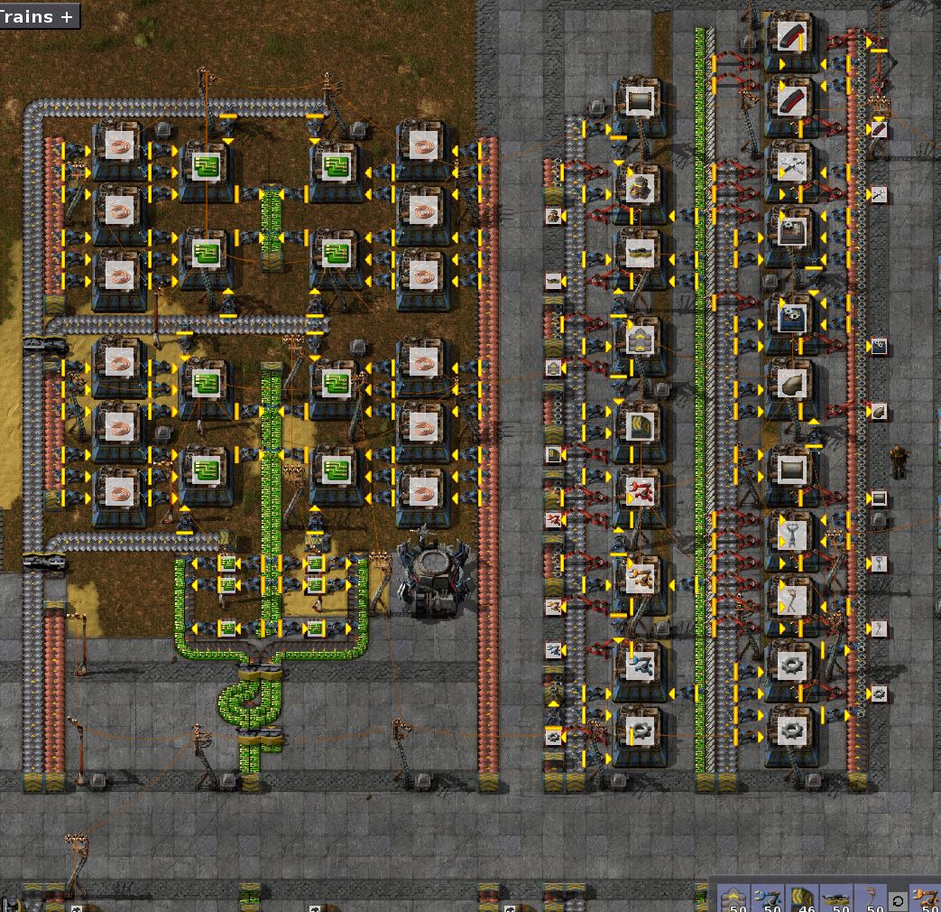 Start of the game - greens + misc automation