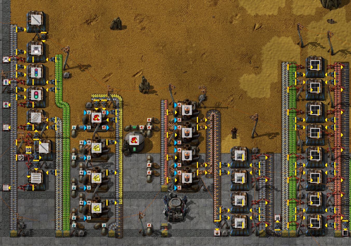 Railways automation + sulfuric + batteries + solar