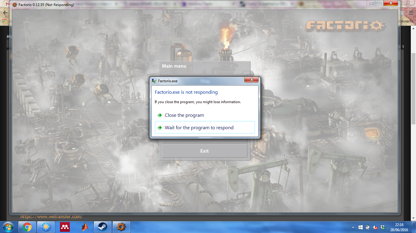 When I try to close it