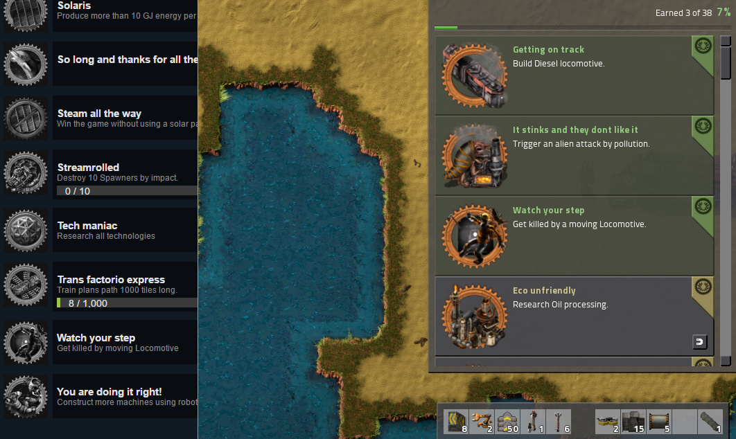 Screenshot of the locked achievement