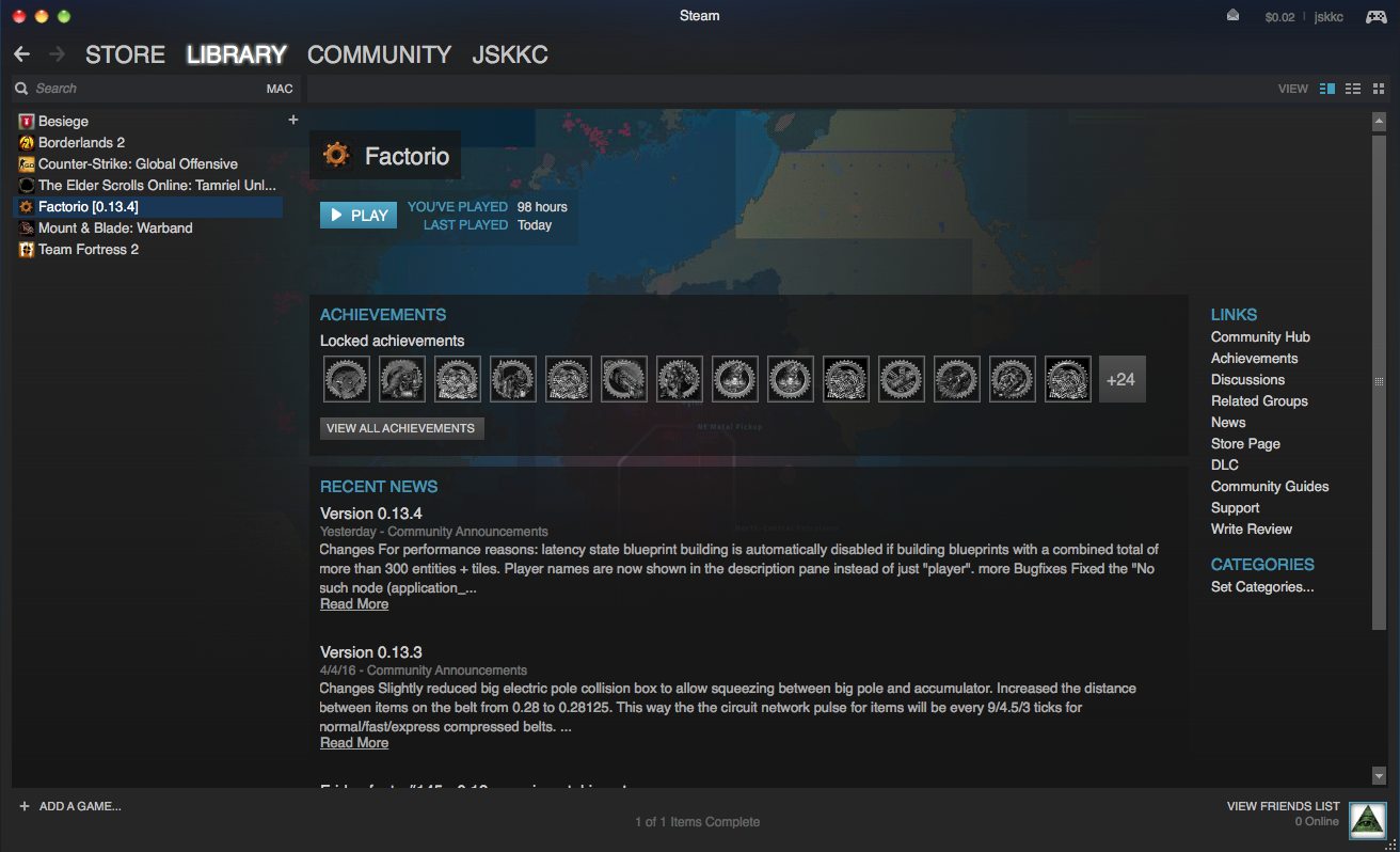 A Email sent from steam