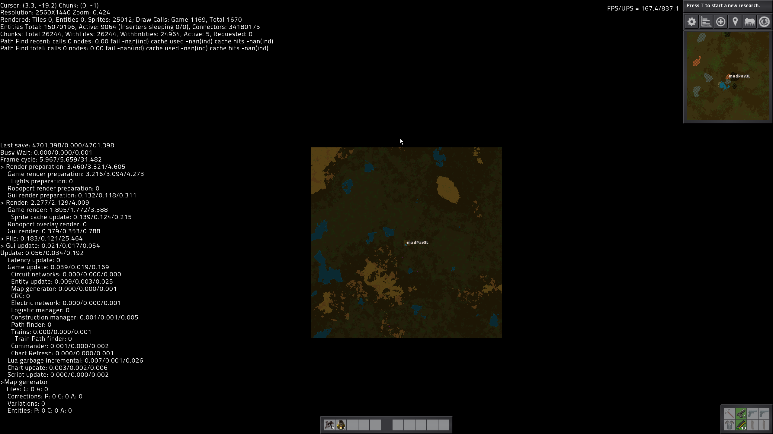 0.13.13 - 26,244 chunks - 15,000,000 entities