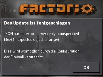 This is the message I get. (Language:German)
