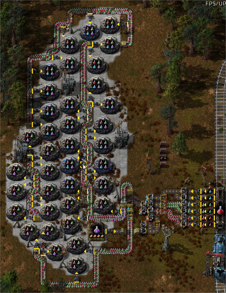 Science setup with 37 labs on this little platform.