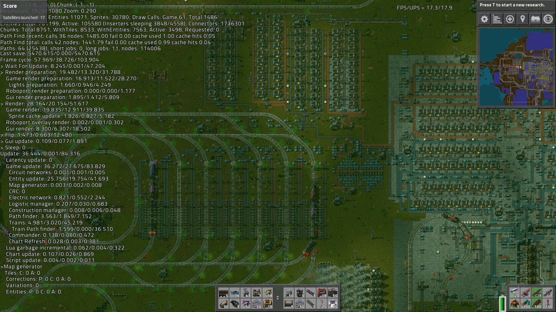 time use percent debug information