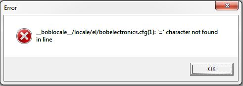Error printscreen
