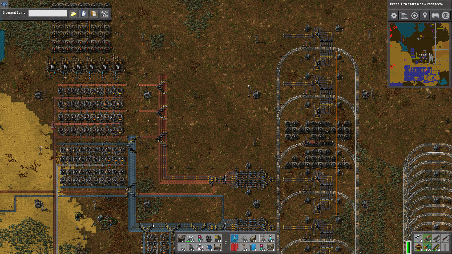 Concept of plugging unloading train stations with the melting furnaces.