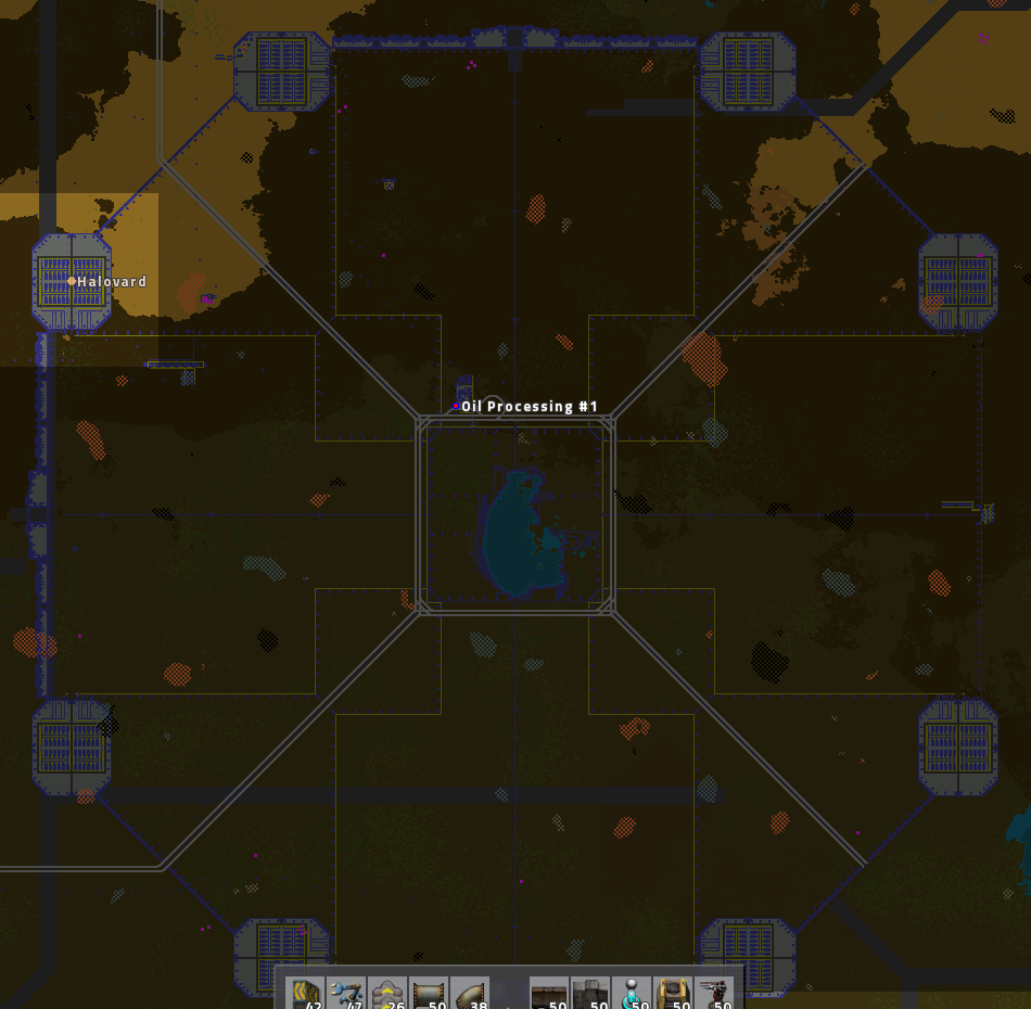 Layout of the power plants