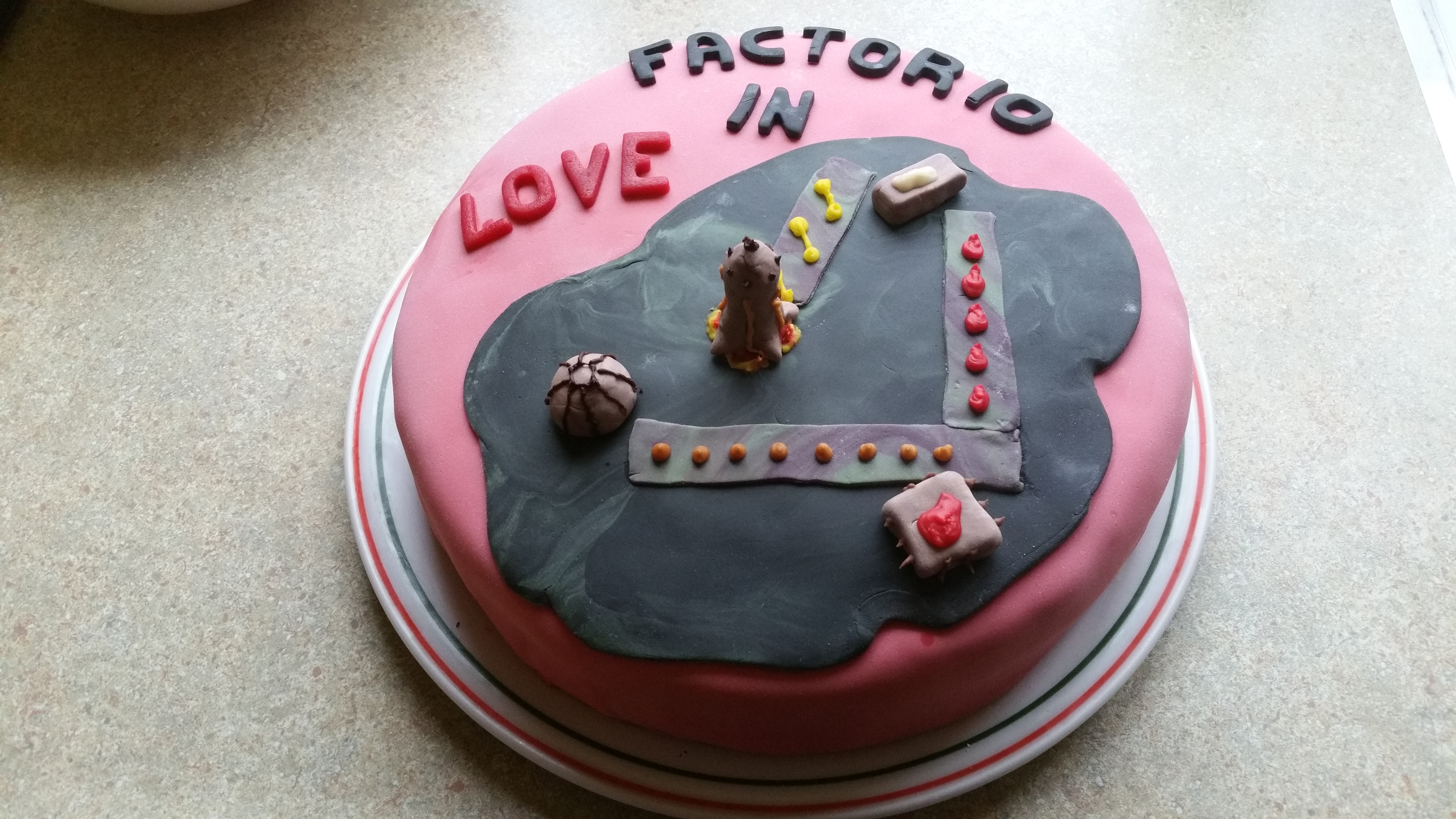 Factorio Cake