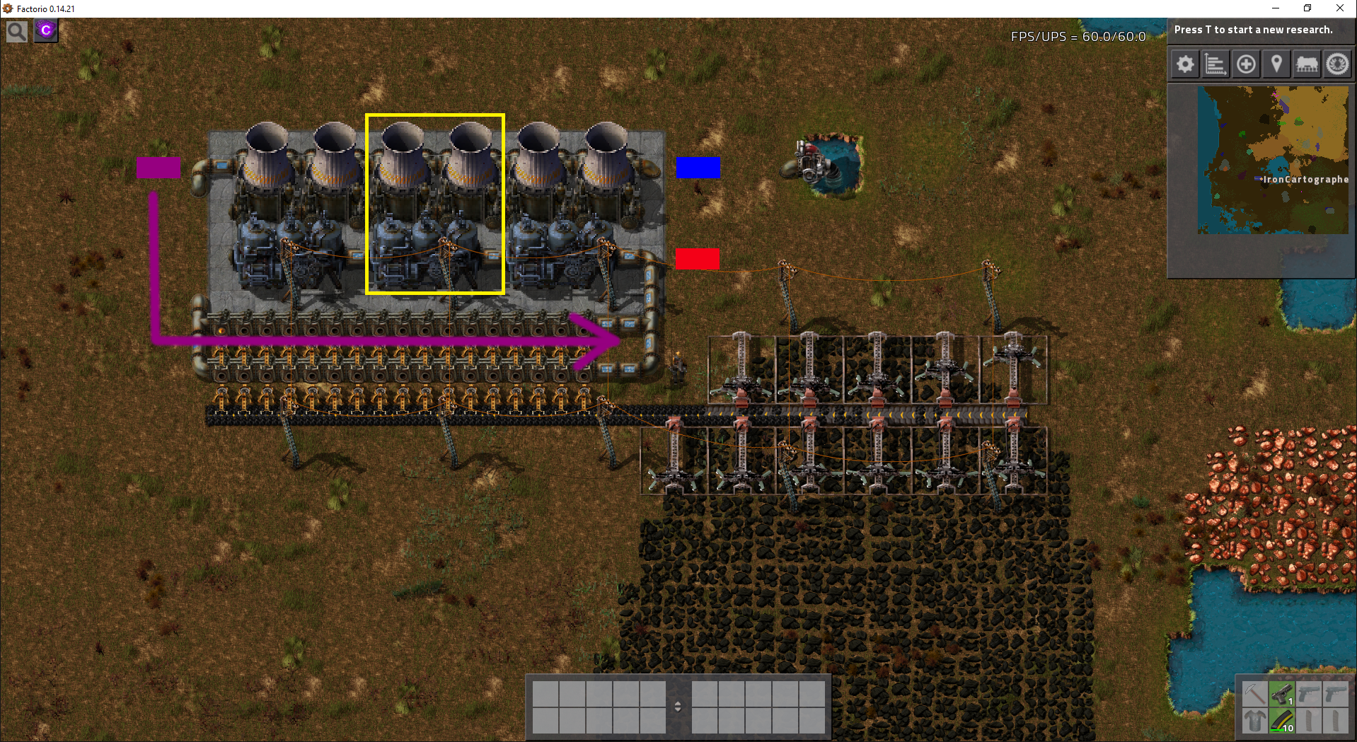 Factorio производство серной кислоты фото 7