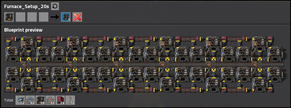 Electric furnace setup 20/s w/o modules