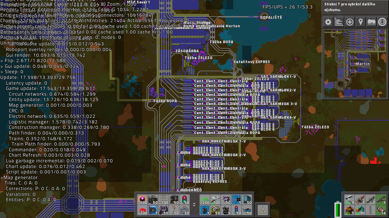 My factory in idle state - performance
