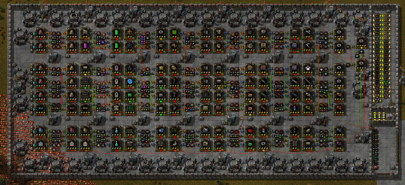 Молл factorio чертеж