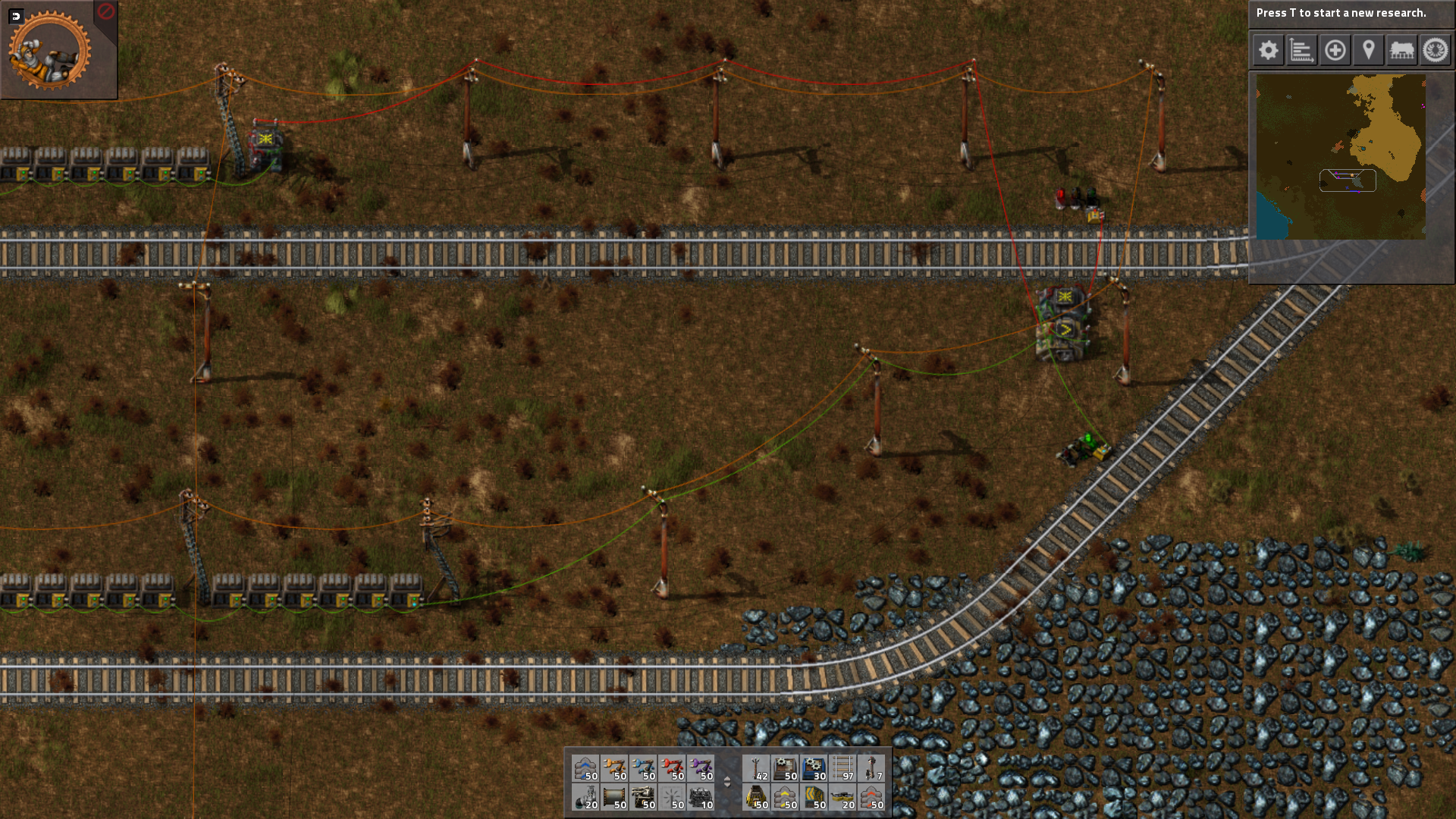 Close right station if left open and has more iron
