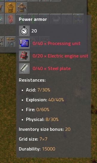 Factorio - Freeplay - Power armor.JPG