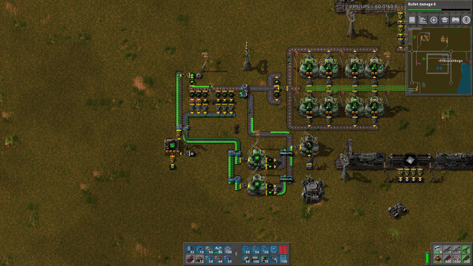 uranium -&gt; processing -&gt; storage chest -&gt; fuel assembly / kovarex enrichment / reprocessing -&gt; chest -&gt; ...