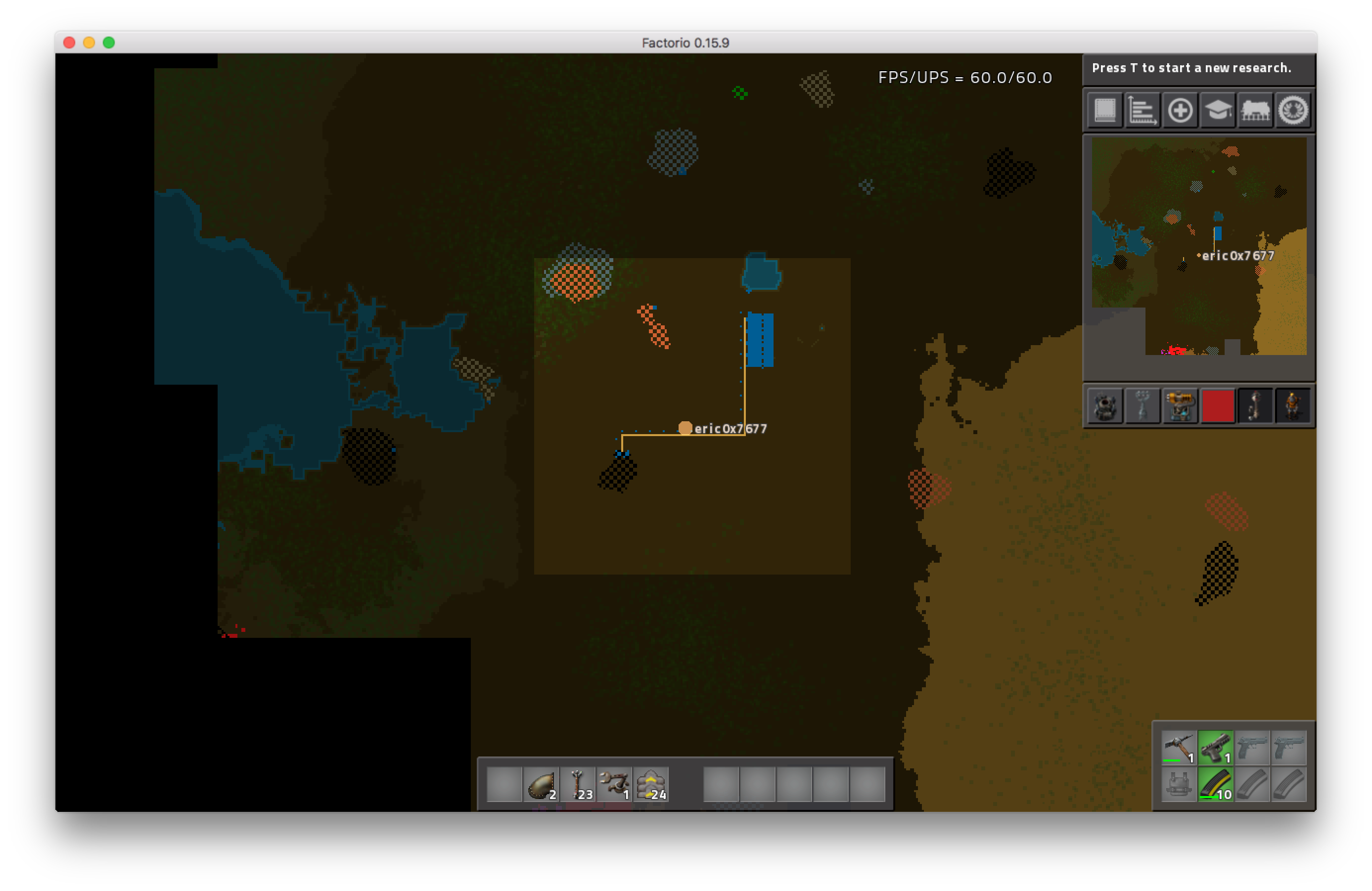 Minimap versus map belt rendering